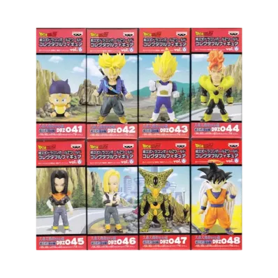 Banpresto Assembly Dragon Ball Z World Collectable Figure Vol.6 Android VS Cell Complete 8 Piece Set