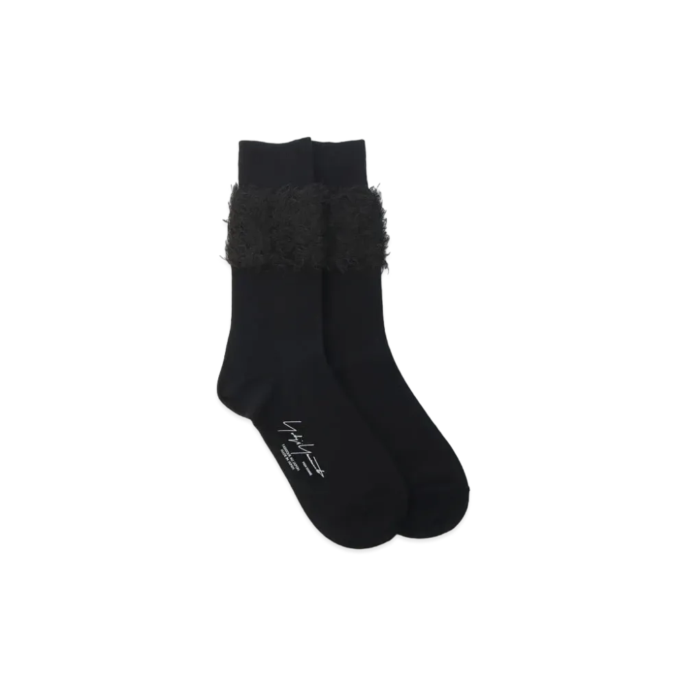 Yohji Yamamoto Pour Homme C/AC MOHAIR SOCKS "Black"