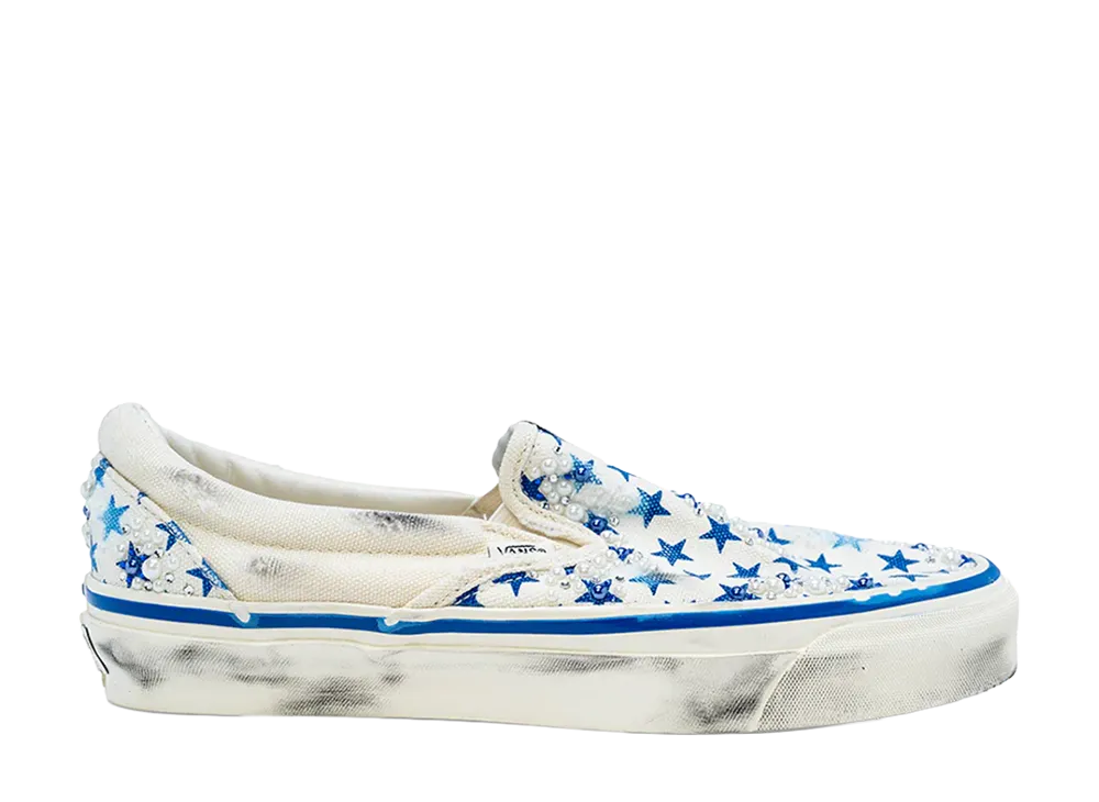 Mattias Gollin × Vans Slip-On "STELLA Blue Star"