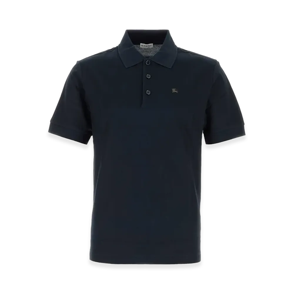 Burberry Piquet Polo Shirt "Navy Blue"