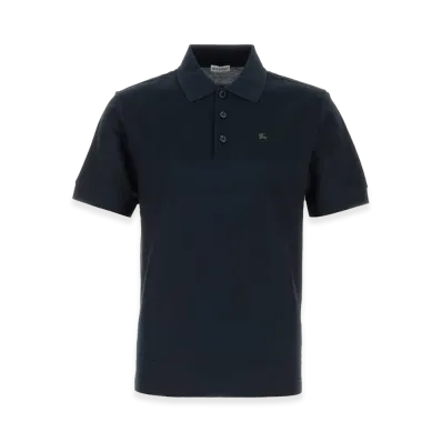 Burberry Piquet Polo Shirt "Navy Blue"