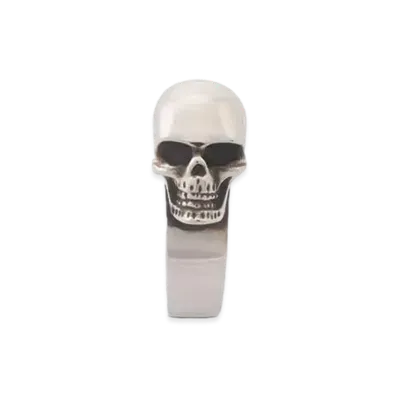 Alexander McQUEEN Side Skull Ring "Antique Silver"
