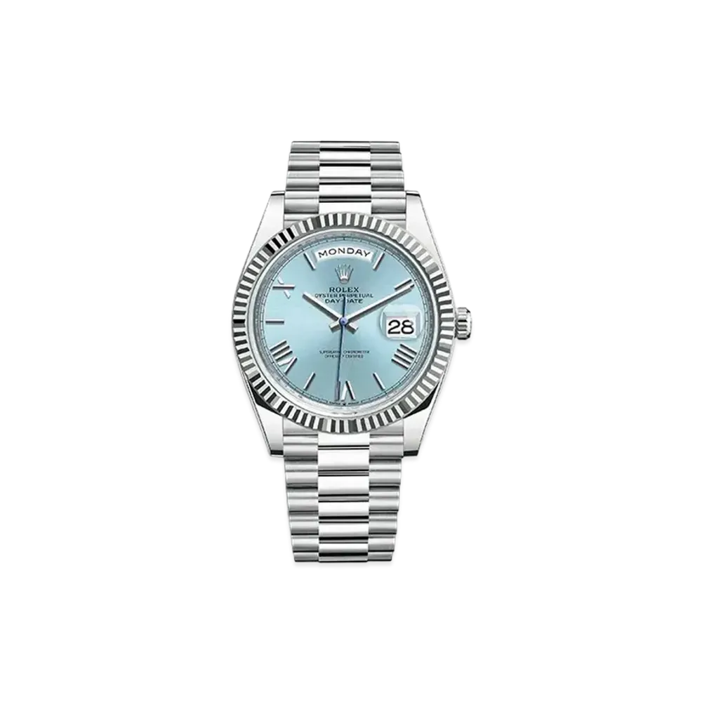ROLEX Day-Date 40 Ice Blue Dial 228236