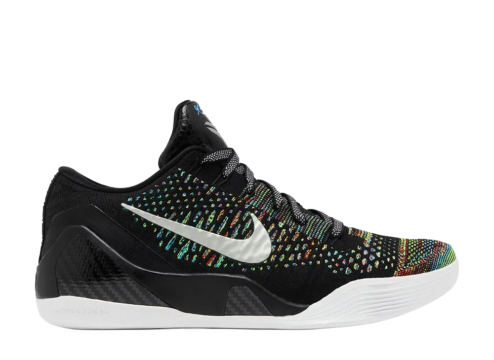 Nike Kobe 9 Elite PRM Low HTM Milan "Black/Multi-Color"