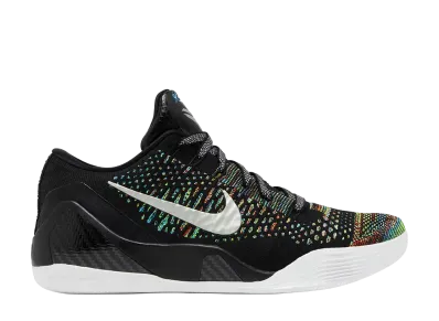 Nike Kobe 9 Elite PRM Low HTM Milan "Black/Multi-Color"