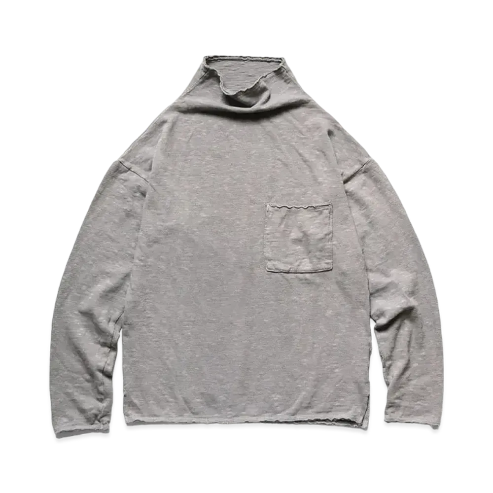 KAPITAL AMUSE KNIT SE-TO-DYE GANDIZERON T "Ice Gray"