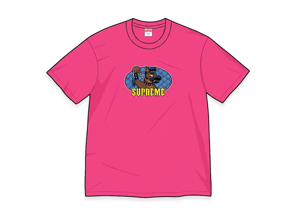 Supreme Leash Tee "Fuchsia"