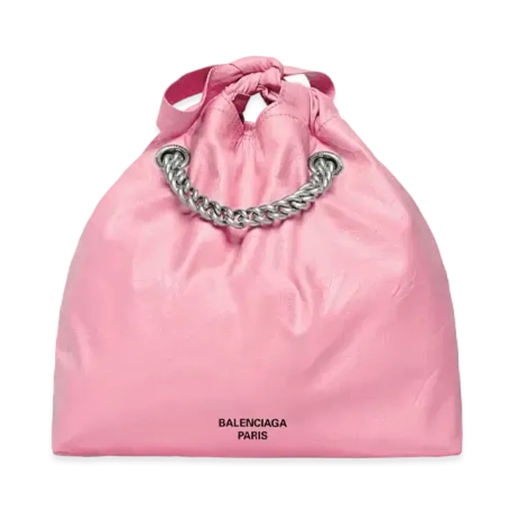 BALENCIAGA Crush Small Tote Bag "Pink"