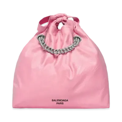 BALENCIAGA Crush Small Tote Bag "Pink"