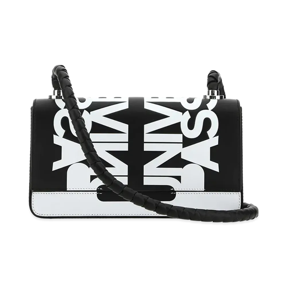 Burberry Two-Tone Leather Crossbody Bag "Printed"