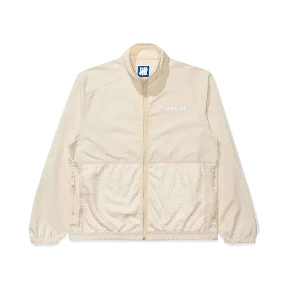 UNDEFEATED Mesh Pocket Track Jacket "Beige"