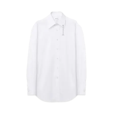 Alexander McQUEEN T-Bar Chain Shirt "Optic White"