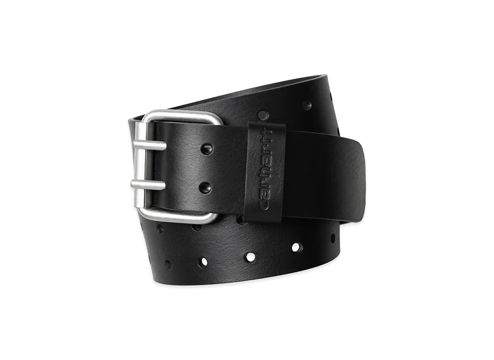 Carhartt WIP Double Script Belt "Black/Silver"