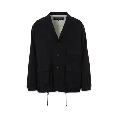 COMME des GARCONS HOMME 24FW Last Delivery Cotton Wool Serge Jacket "Navy"