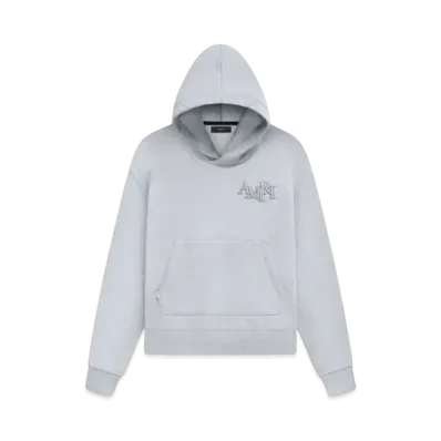AMIRI Staggered Hoodie "Hether Gray"