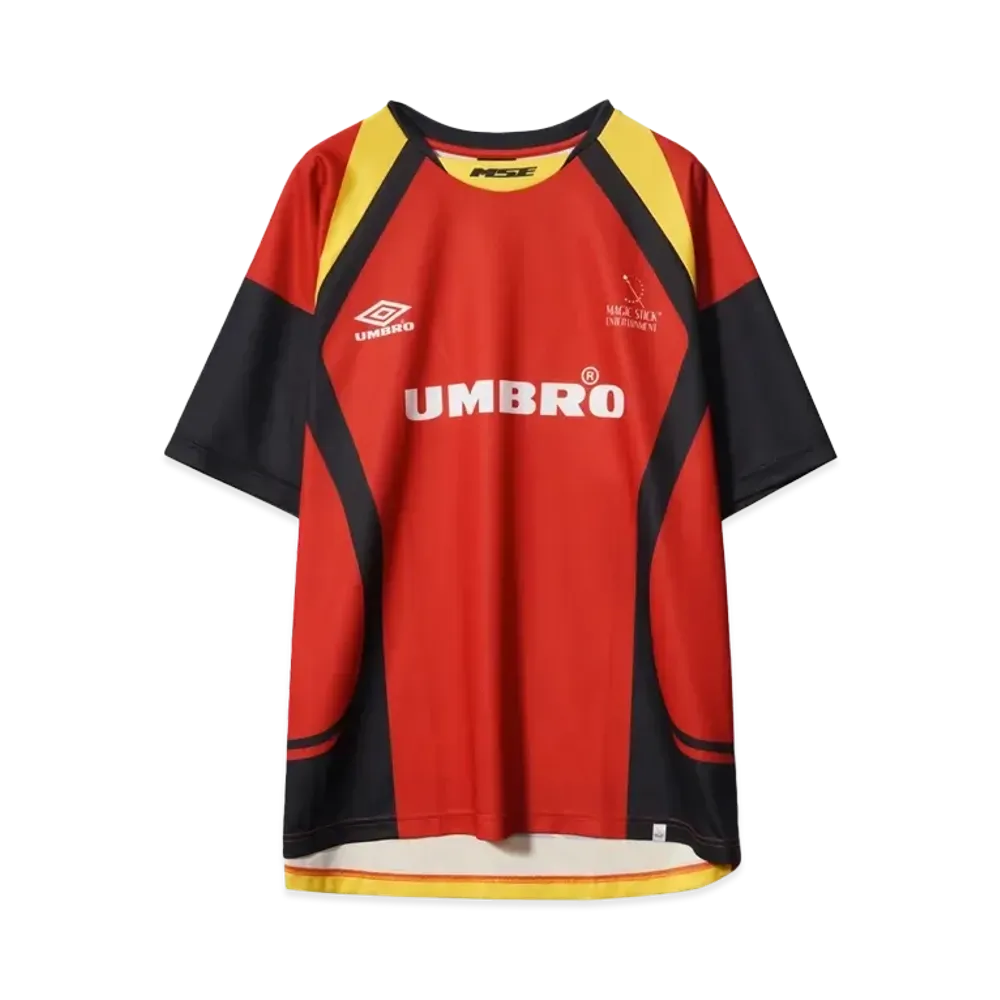 UMBRO x MAGIC STICK Moto Soccer Jersey by UMBRO "Red"