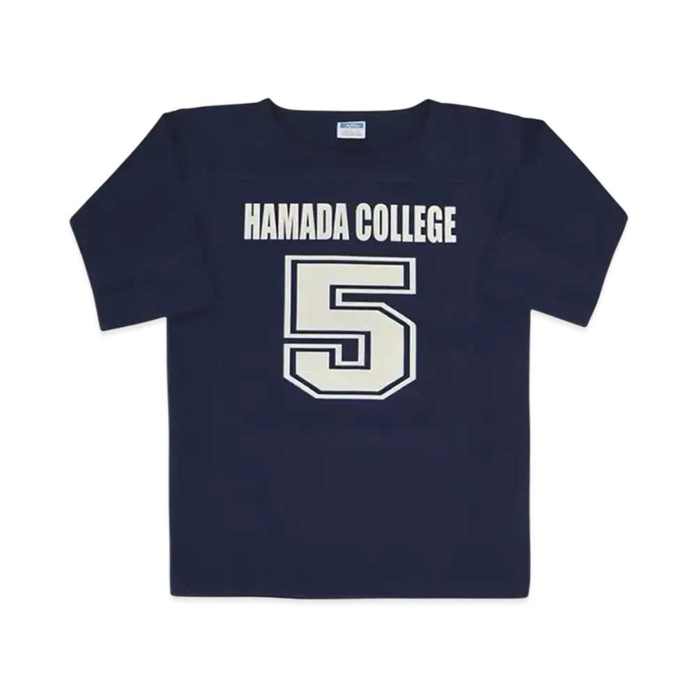 SAPEur x MASATOSHI HAMADA Kids Hamada College Football Tee 3/4 Sleeve "Navy"