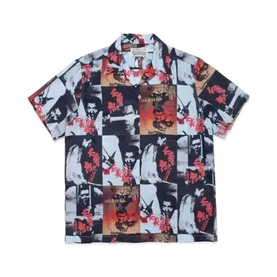 WACKO MARIA 仁義なき戦い SHIRT "Blue"