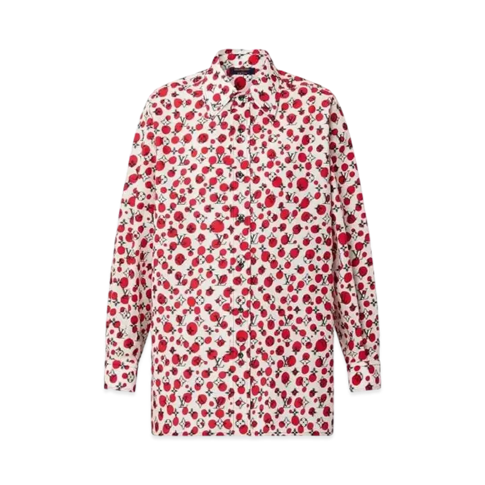 Louis Vuitton x Yayoi Kusama Infinity Dots Monogram Shirt "Blanc"