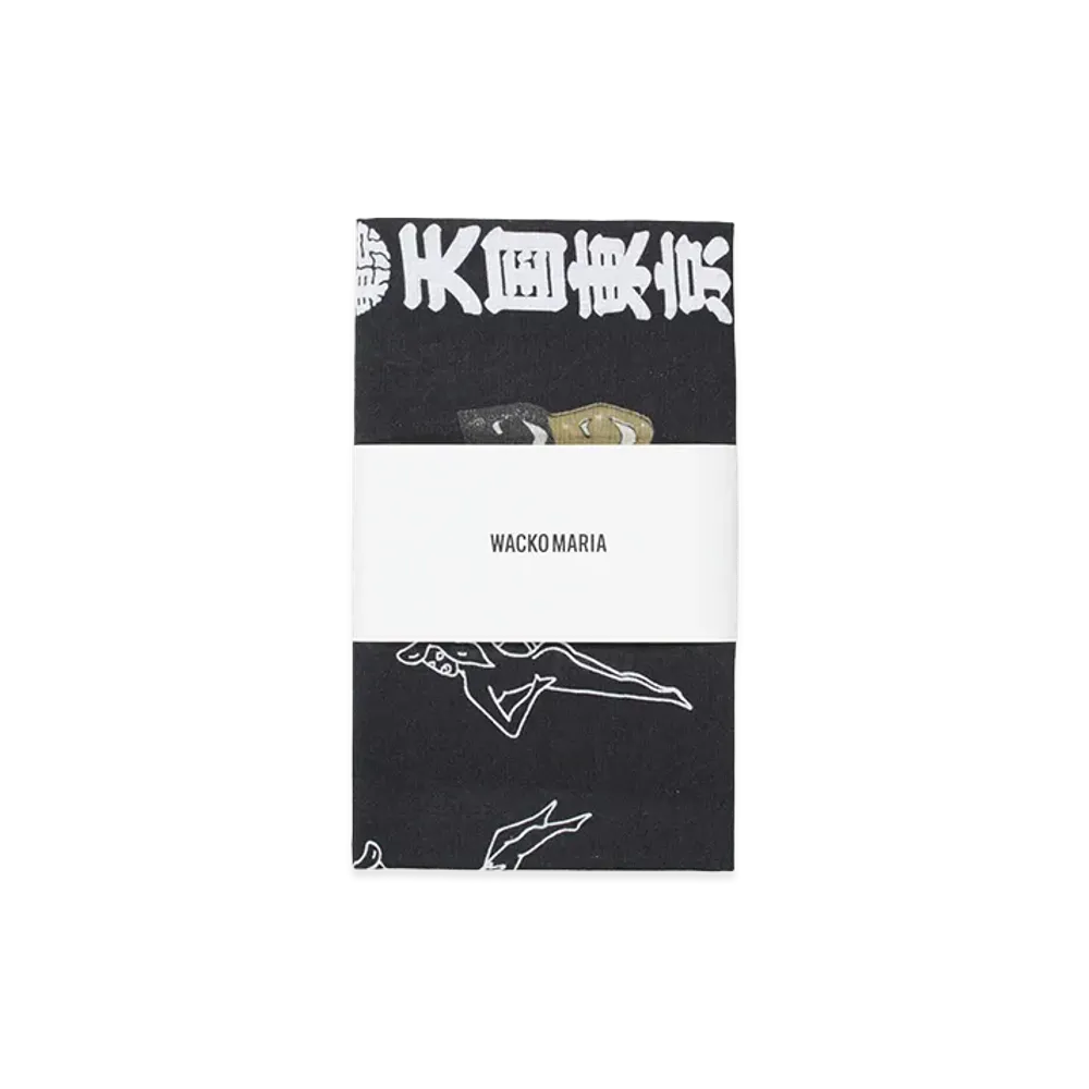 WACKO MARIA x Mizuno Some Kojo Tenugui "Black"