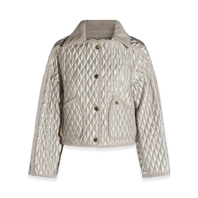 Burberry Women's Nylon Jacket "Gray"