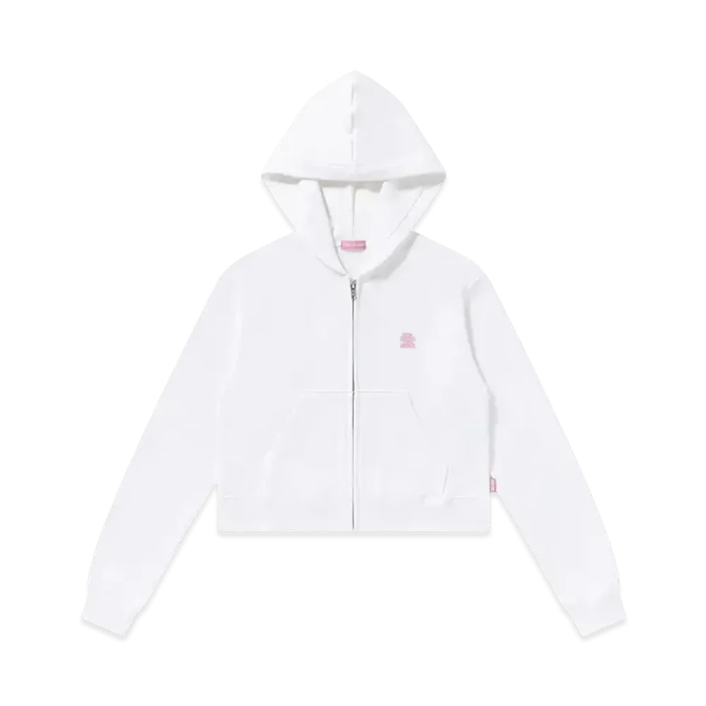 BlackEyePatch Small OG Label Zip Hoodie "White"