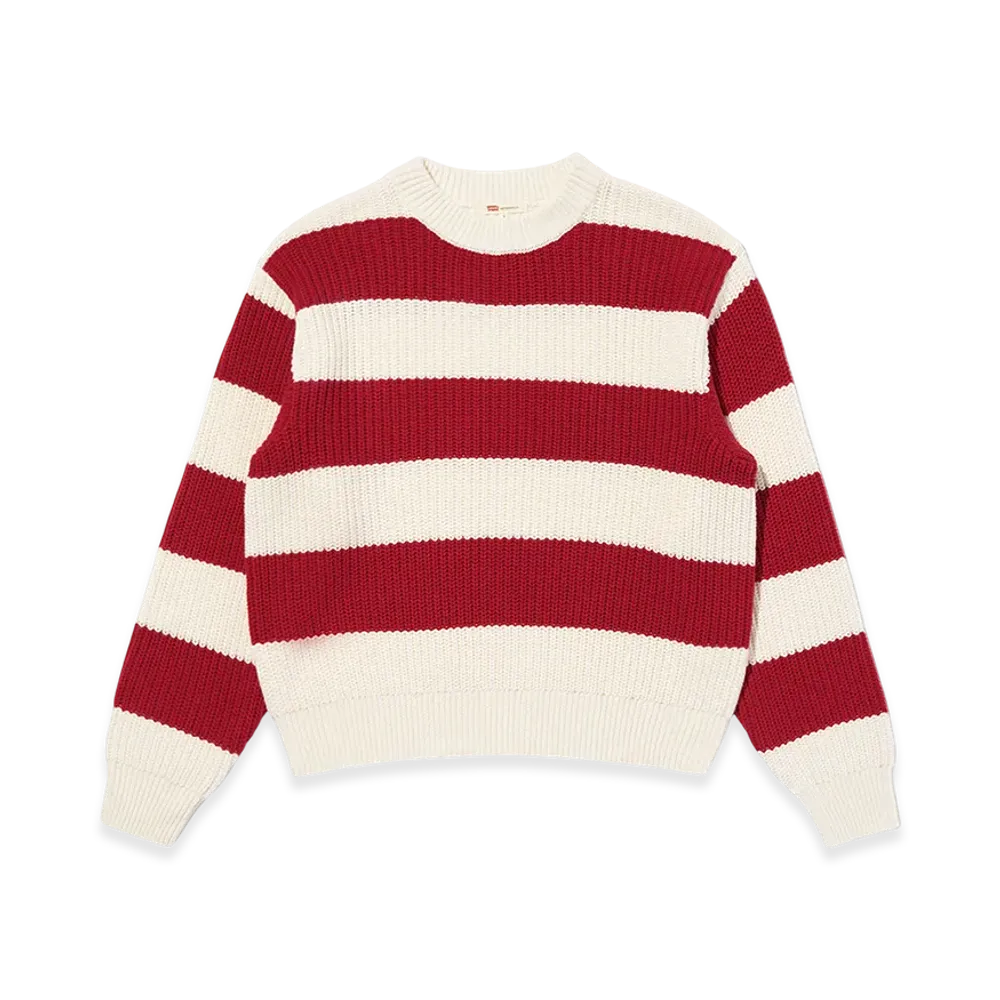 Levi's Striped Sweater "White/Red"