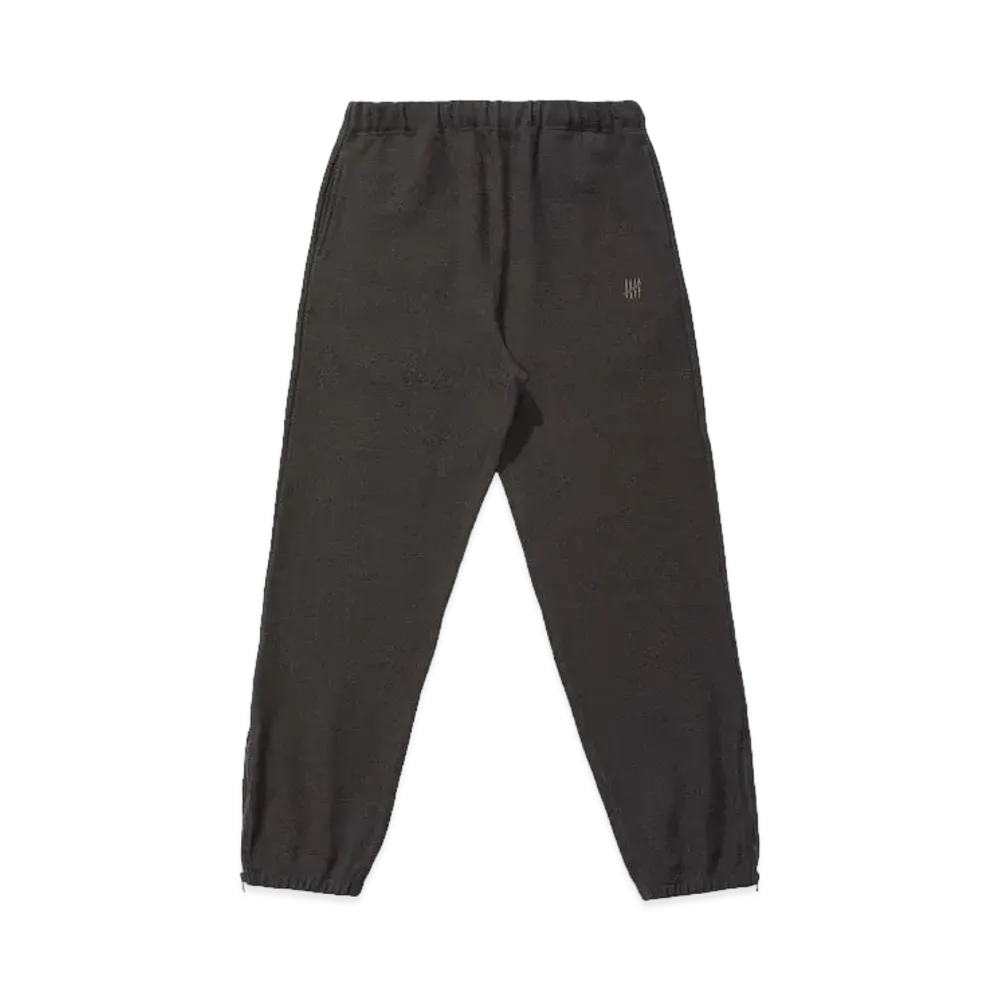 UNDEFEATED Reverse Terry Zip Sweatpant "Black"