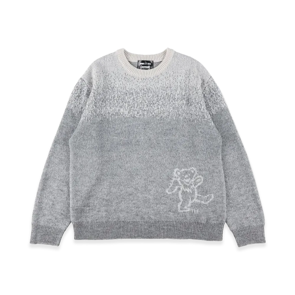 WIND AND SEA x Grateful Dead Jacquard Knit Sweater "Gray"