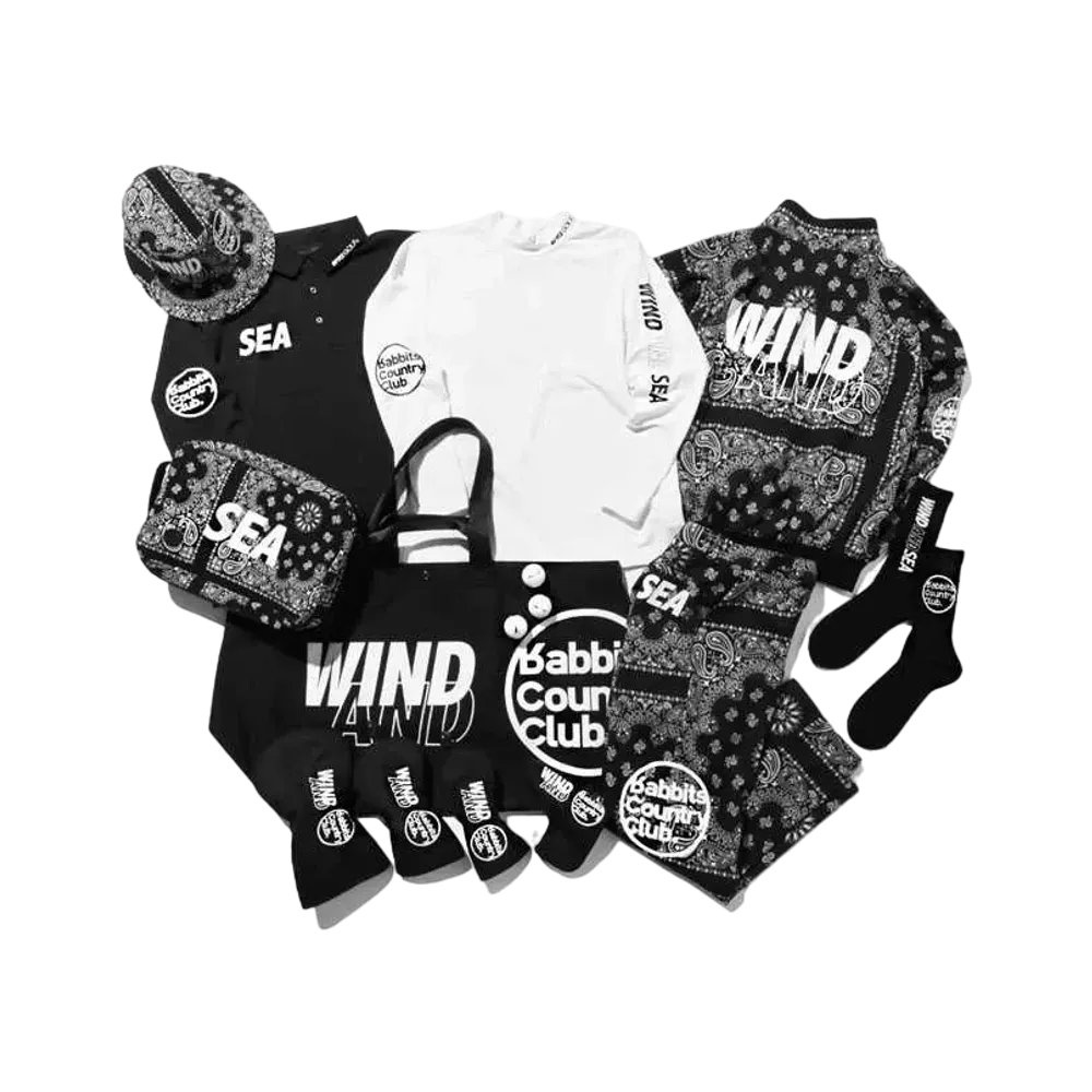 WIND AND SEA x FR2 GOLF Special Set "Black"