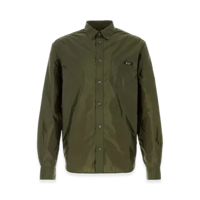 PRADA Re-Nylon Classic Fit Shirt "Green"