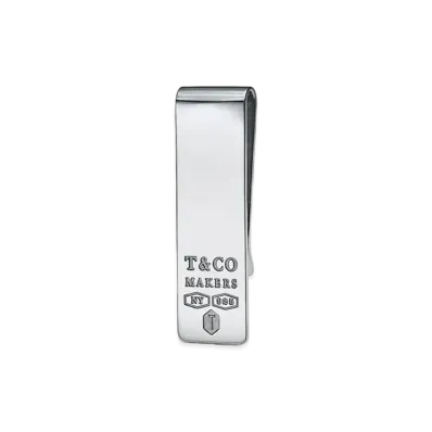 Tiffany & Co. Tiffany 1837 Makers Narrow Money Clip In Sterling Silver "Silver"