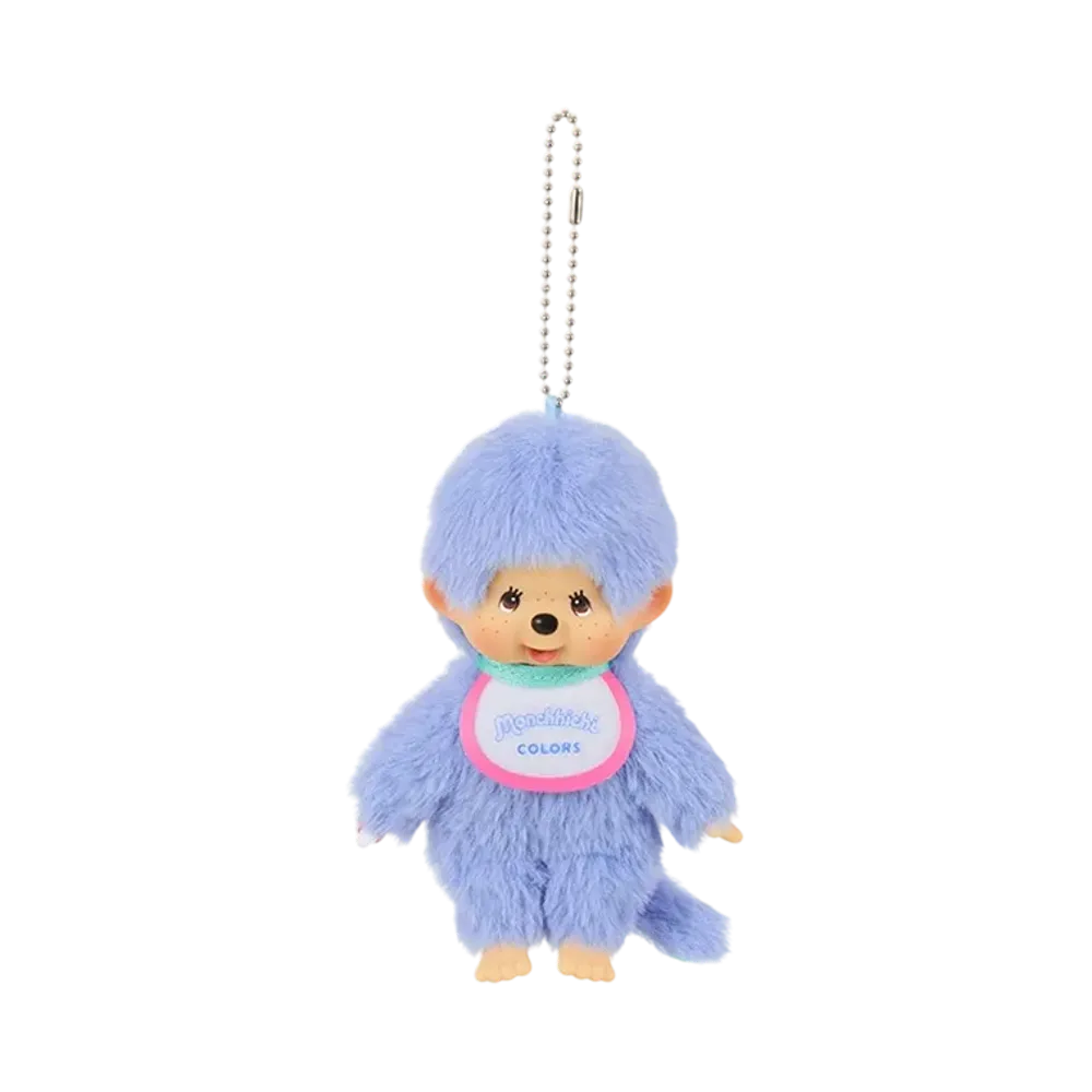 Sekiguchi Monchhichi COLORS Keychain Blue