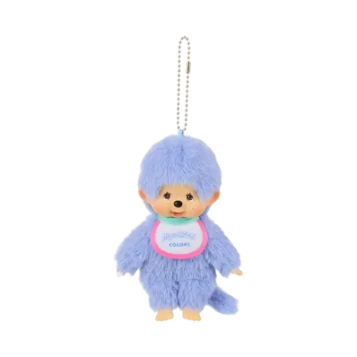 Sekiguchi Monchhichi COLORS Keychain Blue
