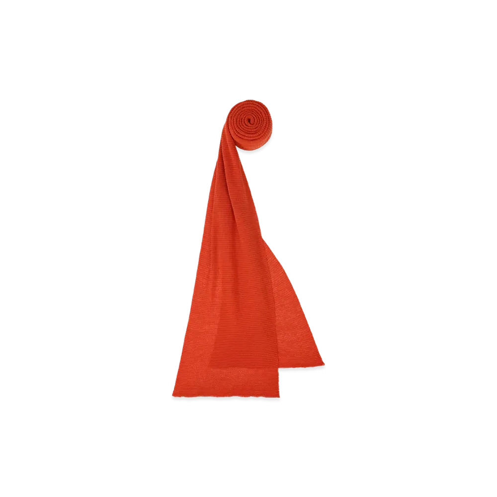 HOMME PLISSE ISSEY MIYAKE Turbine Scarf "Red"