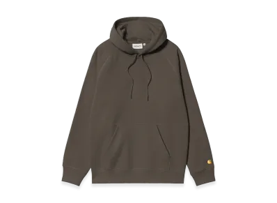 Carhartt WIP Hooded Chase Sweat "Shungite/Gold"