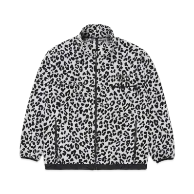 WACKO MARIA Leopard Light Boa Fleece Jacket "White"