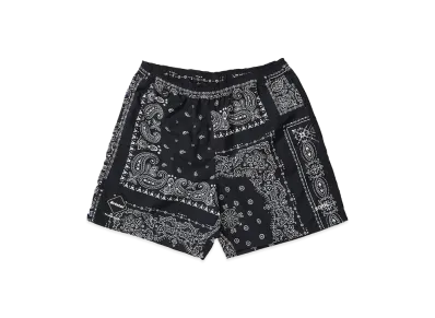 F.C.Real Bristol Bandana Nylon Easy Shorts "Black"