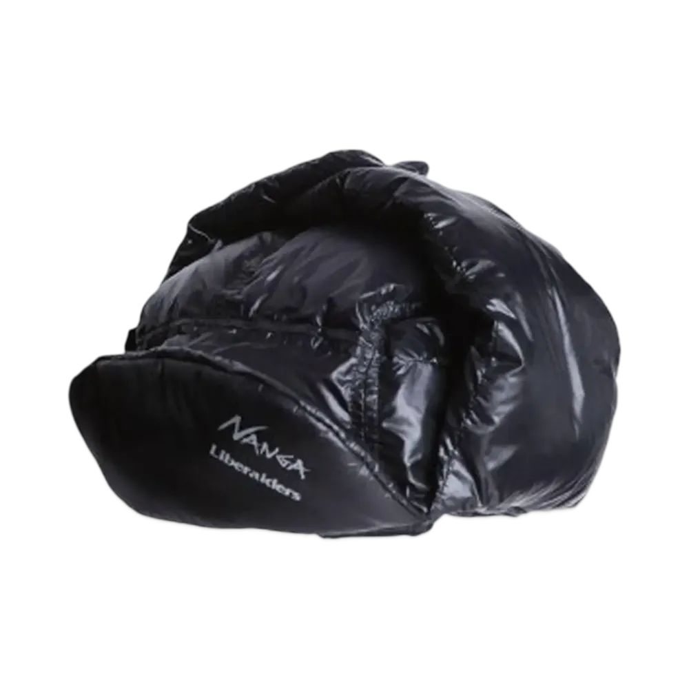 NANGA x Liberaiders RIPSTOP NYLON DOWN CAP "BLACK"