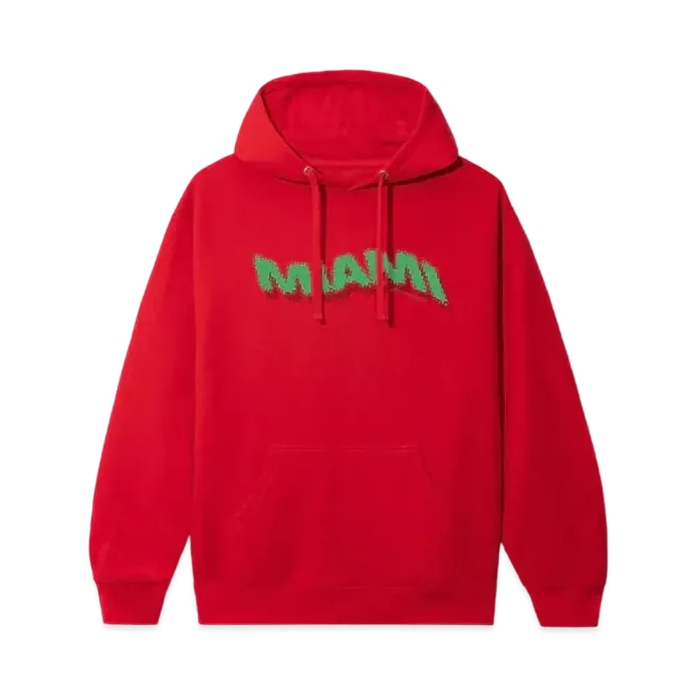 ANTI SOCIAL SOCIAL CLUB FA22 Miami Red Hoodie "Red"