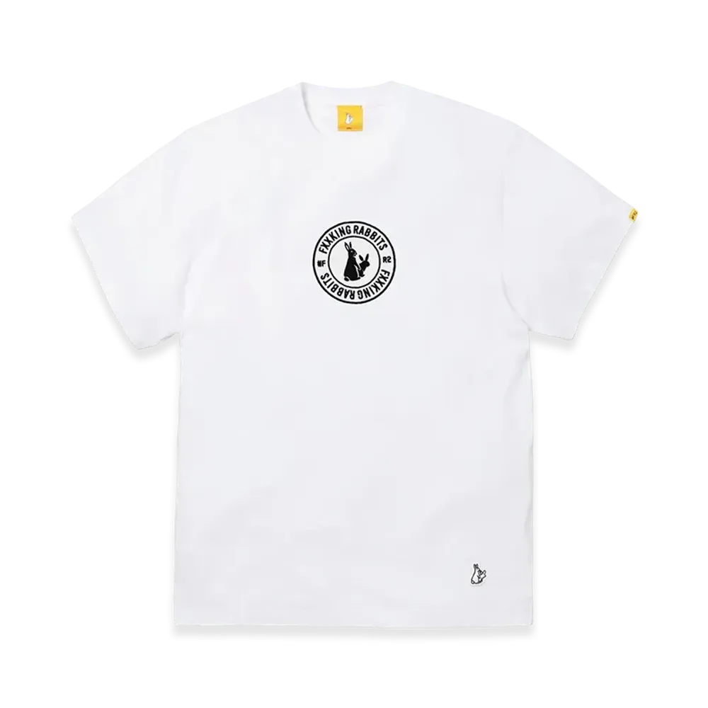FR2 Embroidery Circle Logo T-shirt "White"