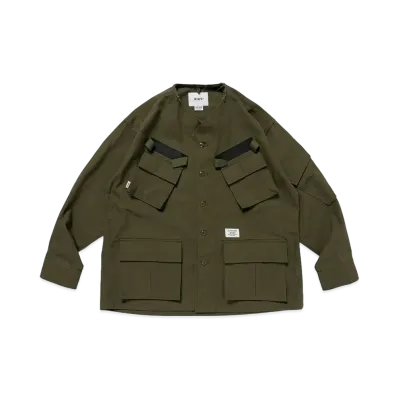 WTAPS Scout 01 / LS / Cotton. Twill. 03 "Olive Drab"