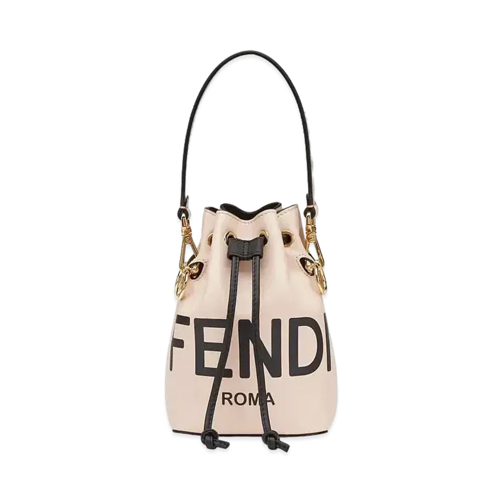 FENDI Mon Tresor Leather Mini-Bag "Pink Beige"