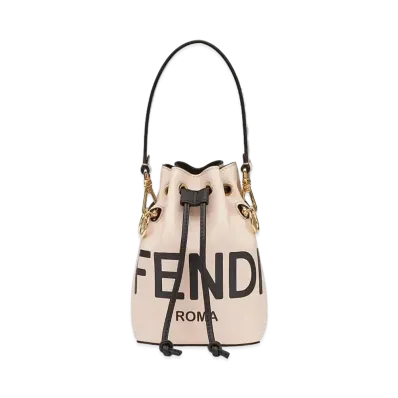 FENDI Mon Tresor Leather Mini-Bag "Pink Beige"