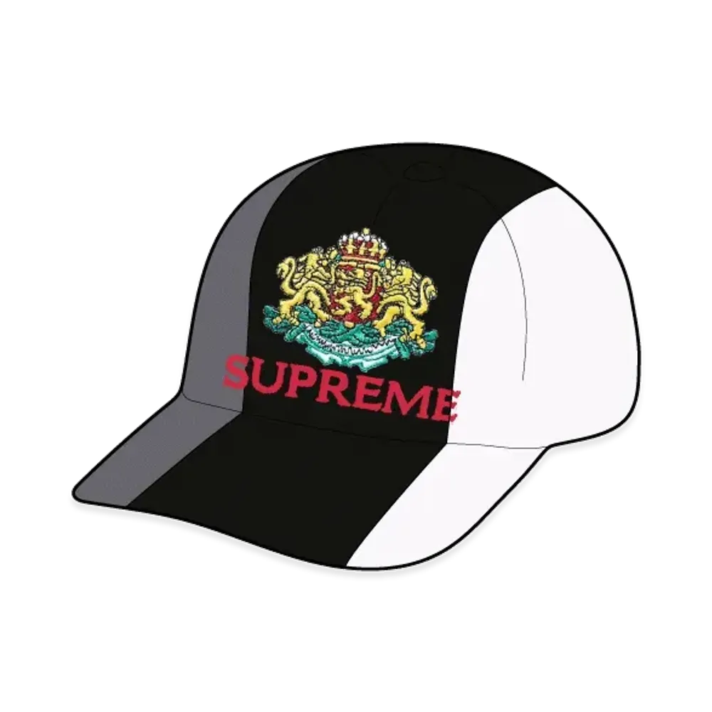 Supreme Crest 6-Panel "Black"