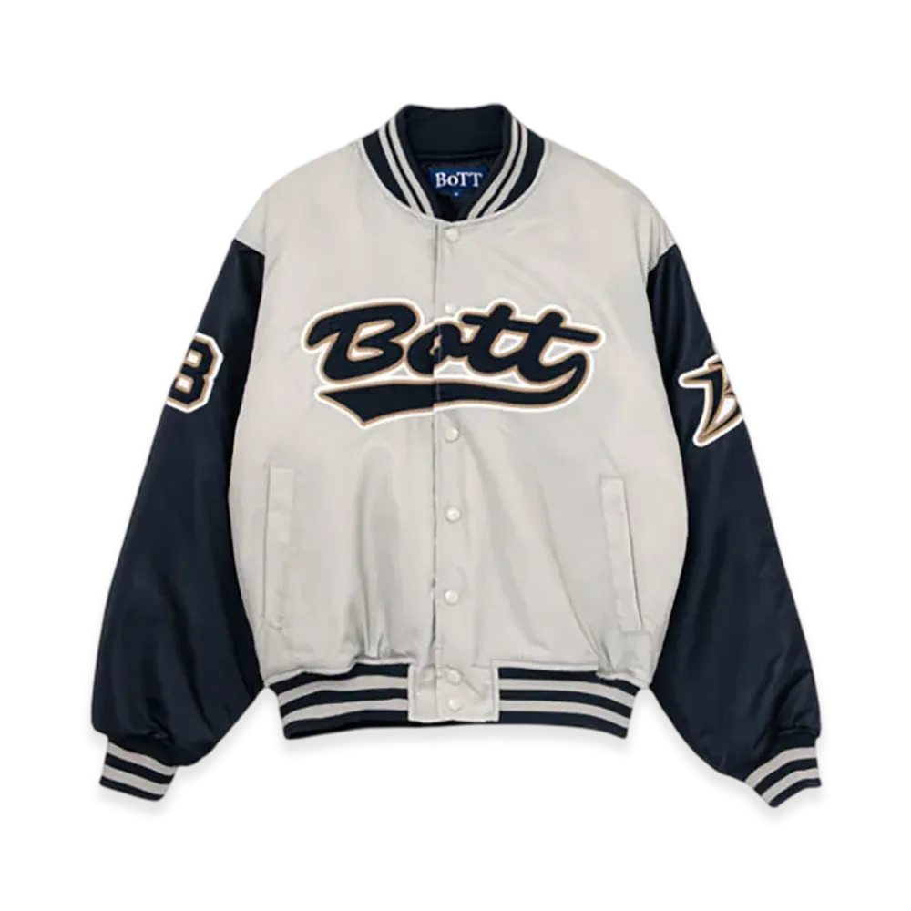 BoTT Nylon Varsity Jacket "Grey"