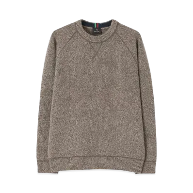 Paul Smith Melange Raglan Sleeve Knit "Camel"