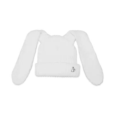 FR2 Bunny Ears Beanie "White"