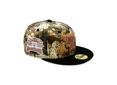 NEW ERA x THE CAP 59Fifty Black Real Tree Texas Rangers "Tree Camo/Black"
