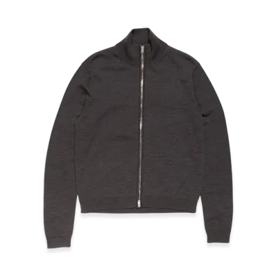 Acne Studios Zip-Up Cardigan "Anthracite Grey"